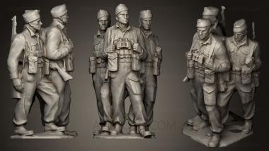 Military figurines (STKW_0173) 3D model for CNC machine